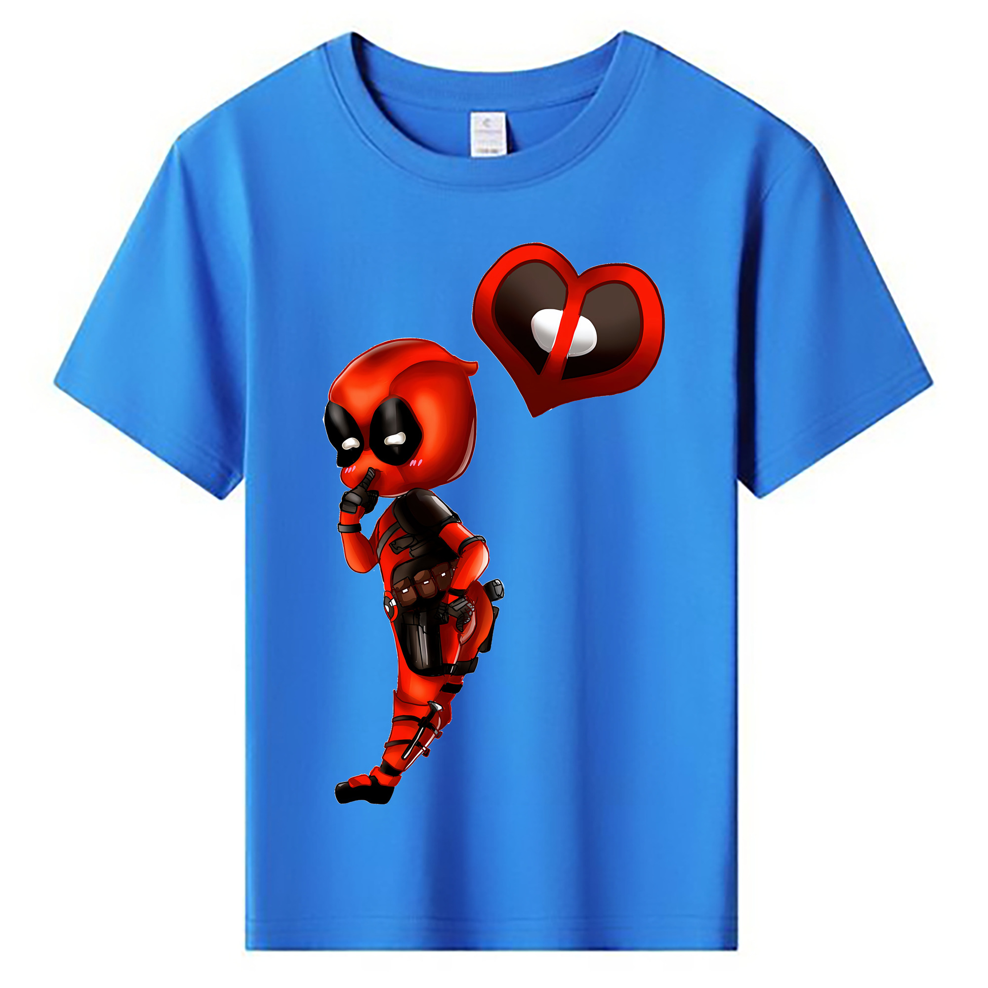 （画像用） Deadpool デッドプール 綿100％キッズTシャツ（フロントプリント）